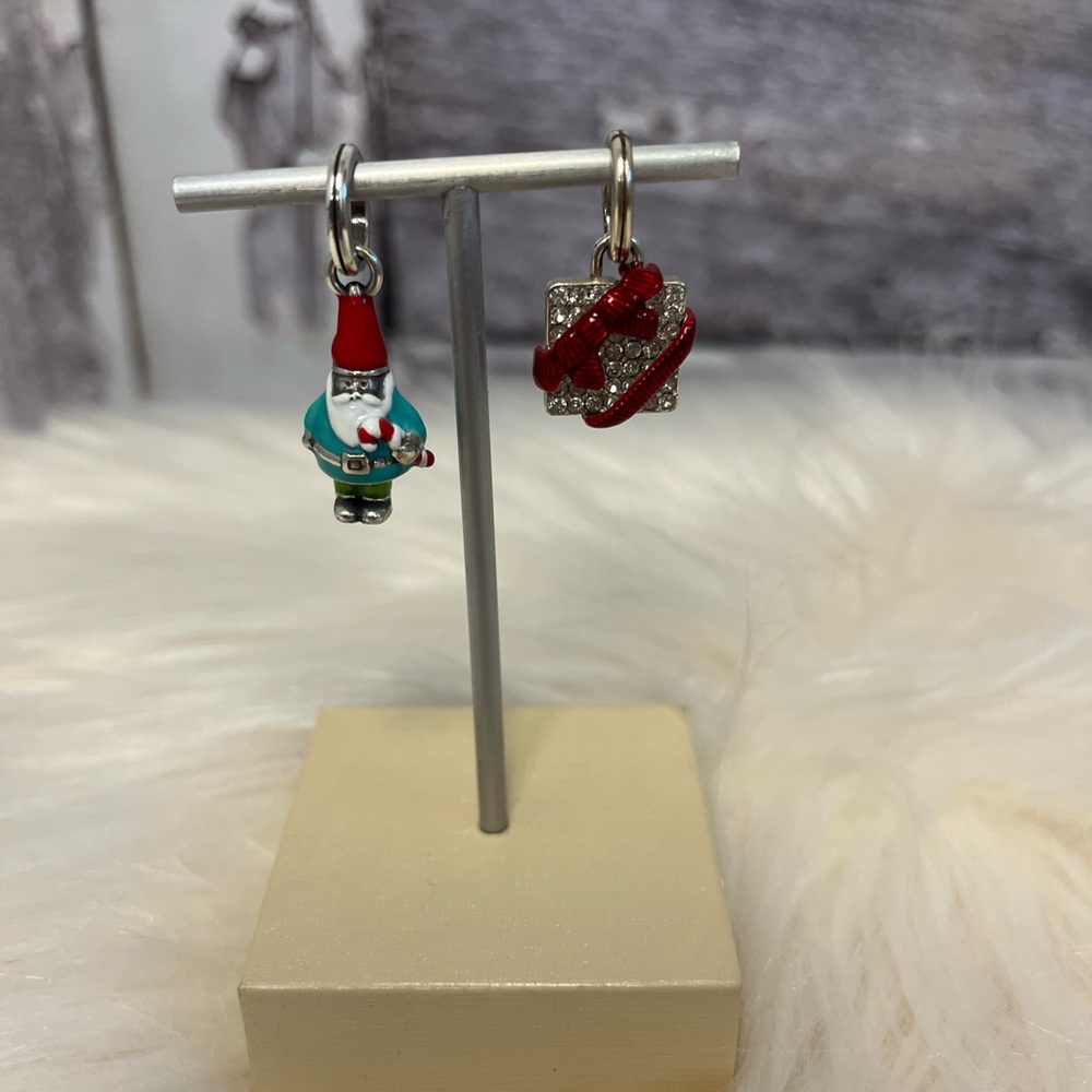 Brighton Charms Lot of 2 Santa and Present